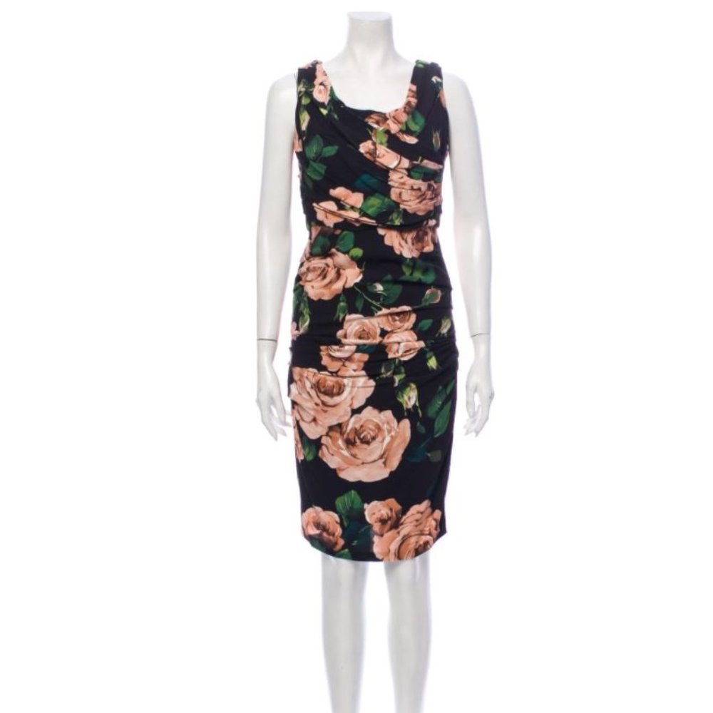 DOLCE & GABBANA Floral Print Knee-Length Dress
